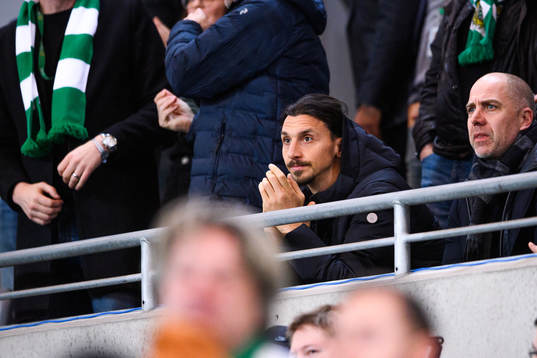 Zlatan Ibrahimovic på plats