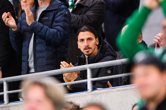 Zlatan Ibrahimovic jublar
