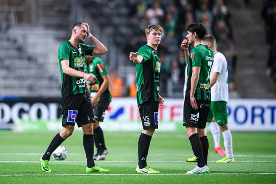 Varbergs Albert Ejupi, Astrit Seljmani och Robin Tranberg