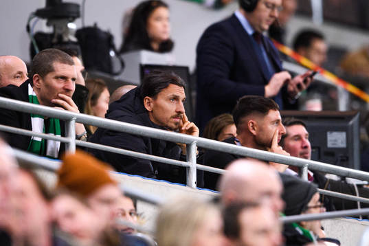 Zlatan Ibrahimovic på plats