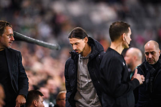 Zlatan Ibrahimovic på plats