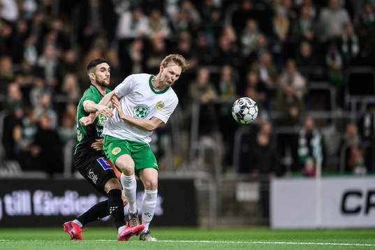 Varbergs Daniel Krezic och Hammarbys Tim Söderström