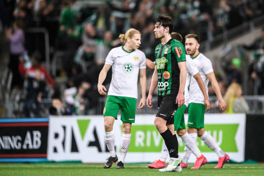 Varbergs Robin Tranberg deppar