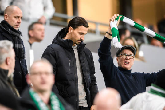 Zlatan Ibrahimović och Tommy Boustedt på plats