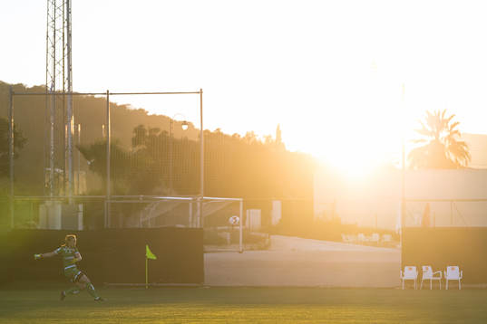 Goalkeeper Sandra Stavenes of Sandviken
