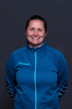 Bente Dalum Nordby, goalkeeper coach of LSK Kvinner, poses