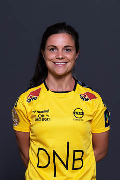 Cathrine Høegh Dekkerhus of LSK Kvinner poses for a