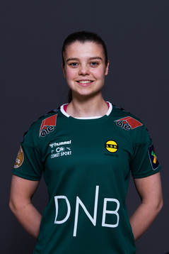Goalkeeper Idun-Kristine Jørgensen of LSK Kvinner poses