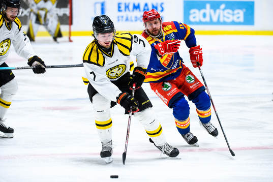 Brynäs Marcus Björk och Djurgårdens Niclas Bergfors