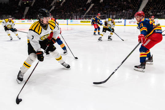 Brynäs Marcus Björk och Djurgårdens Linus Hultström
