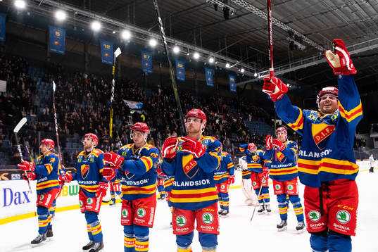 Djurgårdens spelare jublar