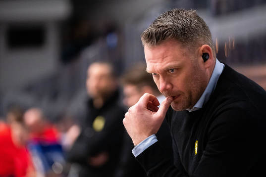 Brynäs assisterande tränare Mikael Holmqvist