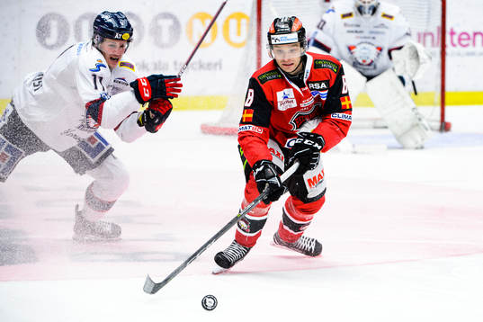 Malmö Redhawks Johan Olofsson och Linköpings Henrik