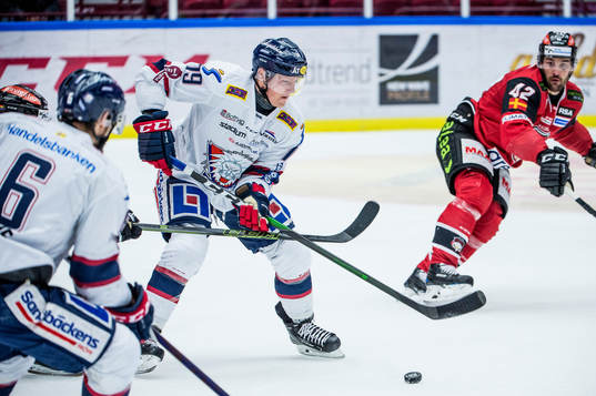 Linköpings Joe Whitney mot Malmö Redhawks Niklas Arell