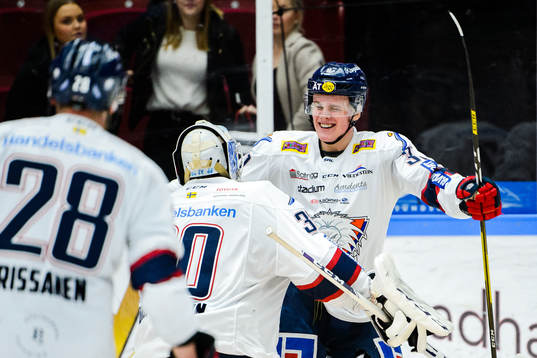 Linköpings Olle Lycksell jublar