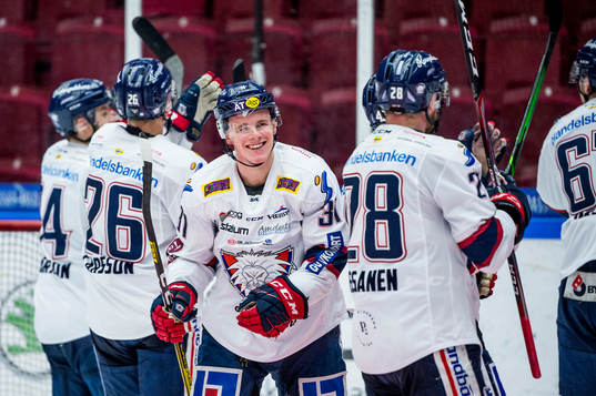Linköpings Olle Lycksell jublar
