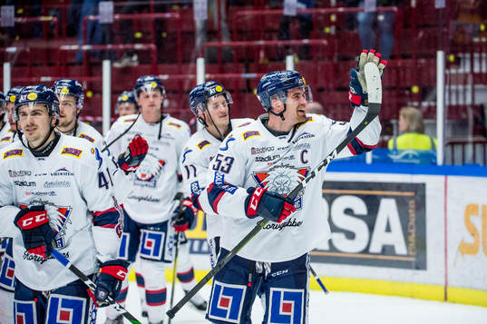 Linköpings Eddie Larsson jublar
