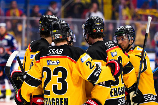 Luleås spelare jublar