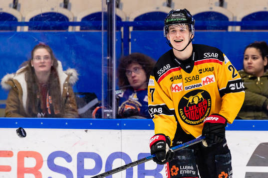 Luleås Nils Lundkvist jublar