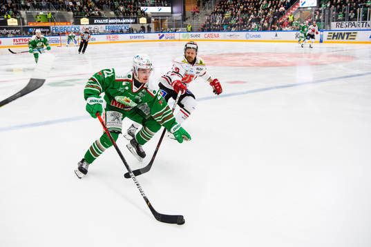 Rögles Nils Höglander och Örebros Marcus Weinstock