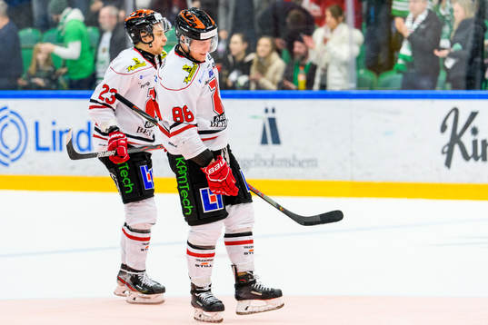 Örebros Sakari Salminen och Mathias Bromé deppar