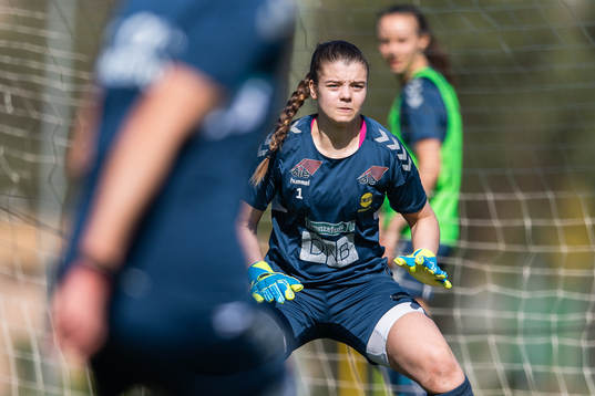 Goalkeeper Idun-Kristine Jørgensen of LSK Kvinner