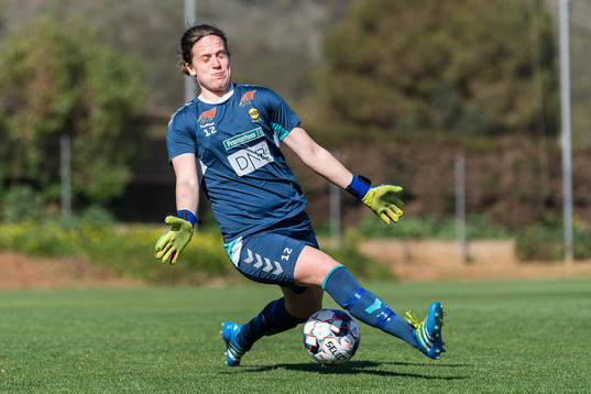 Goalkeeper Ida Norstrøm of LSK Kvinner