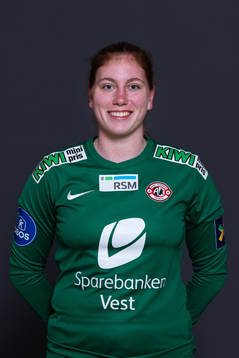 Goalkeeper Moa Edrud of Arna-Bjørnar poses for a portrait