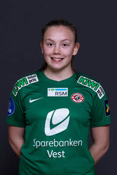 Goalkeeper Andrea Kvamme of Arna-Bjørnar poses for a