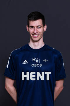 Elias Koppen, goalkeeper coach of Rosenborg, poses for a