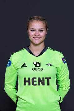 Goalkeeper Birthe Emilie Christiansen of Rosenborg poses