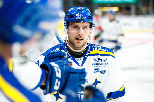 Leksands Daniel Gunnarsson jublar