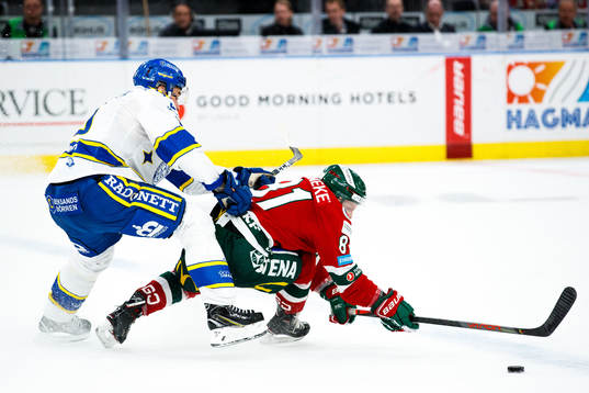 Leksands Johan Fransson och Frölundas Ryan Lasch