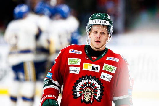Frölundas Max Friberg deppar