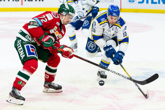 Frölundas Patrik Carlsson och Leksands Johan Fransson