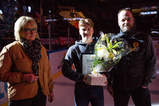 Årets J18-spelare i Skellefteå Noak Persson