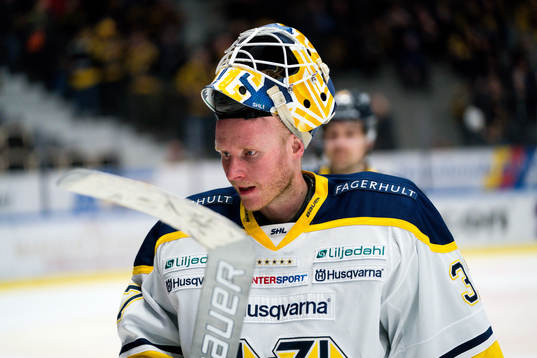 Hv71s målvakt Jonas Gunnarsson