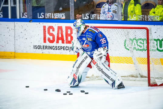 Oskarshamns målvakt Richard Bachman