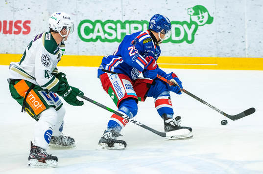 Oskarshamns Johannes Salmonsson och Färjestads Michael