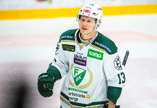 Färjestads Daniel Viksten jublar