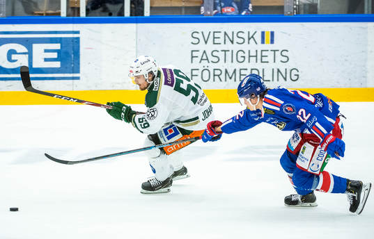Oskarshamns John Dahlström och Färjestads Linus Johansson