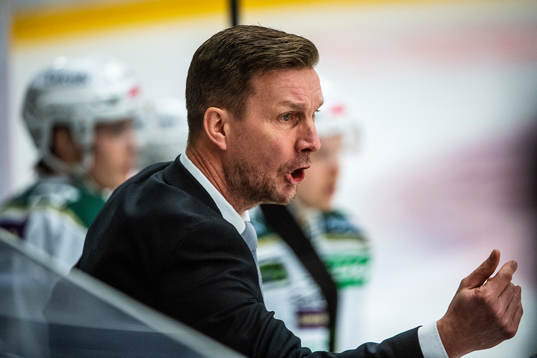 Färjestads huvudtränare Johan Pennerborn