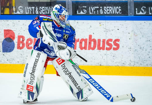 Oskarshamns målvakt Richard Bachman