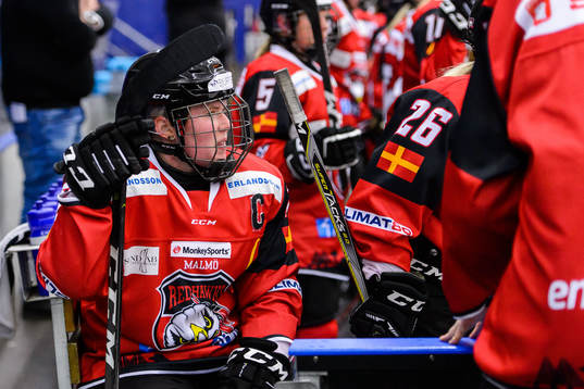 Malmö Redhawks Emma Lind deppar