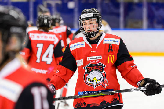 Malmö Redhawks Malene Frandsen deppar