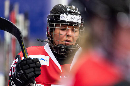 Malmö Redhawks Annie Svärd deppar