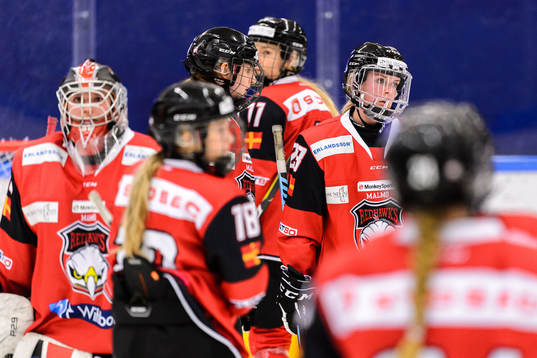 Malmö Redhawks spelare deppar