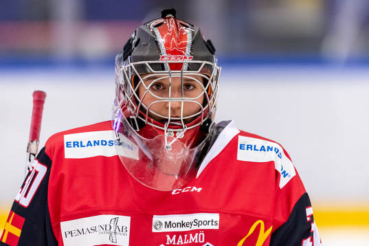 Malmö Redhawks målvakt Lisa Sellberg Jensen