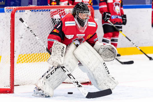 Malmö Redhawks målvakt Caroline Thomsen