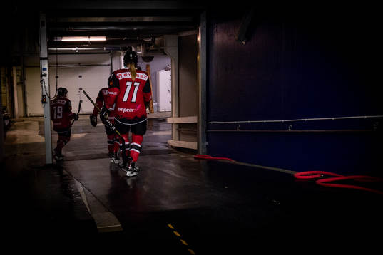 Malmö Redhawks spelare deppar